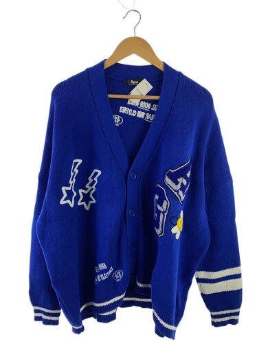 商品画像：カーディガン(厚手)/FREE/アクリル/BLU/3629210200 1