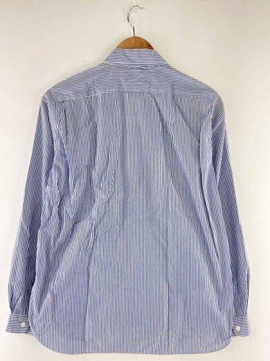 商品画像：長袖シャツ/S/コットン/BLU/ストライプ/12108 2