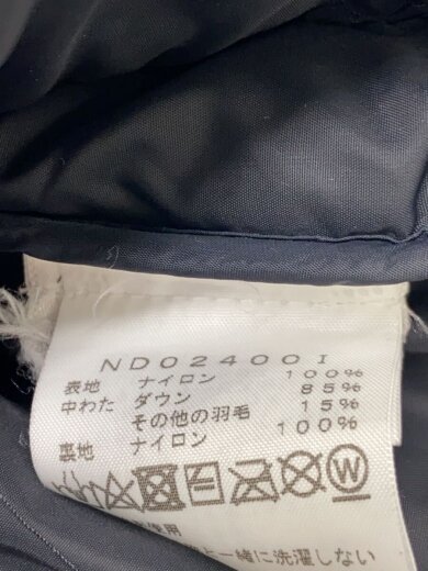 商品画像：24SS/Split Nuptse Jacket/ヨゴレ箇所有/S/ナイロン/BLK/ND02400I 4