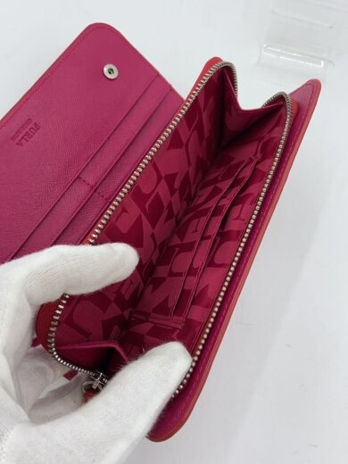 商品画像：長財布/レザー/RED/レディース 5