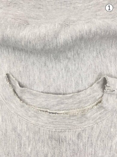 商品画像：スウェット/XL/コットン/GRY/00s/リバースウィーブ カレッジ/刺繍タグ/首元使用感有 6