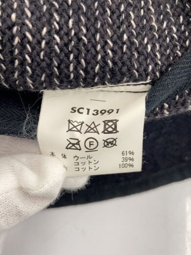 商品画像：ベスト/38/ウール/BLK/無地/SC13991 4