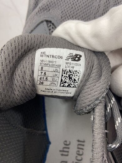 商品画像：ローカットスニーカー/26cm/GRY/MTNTRCD6 5