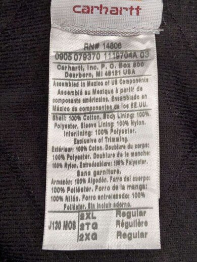 商品画像：アクティブジャケット/2XL/コットン/GRY/J130 MOS 4