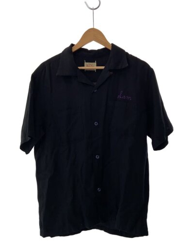 商品画像：半袖シャツ/L/レーヨン/BLK 1
