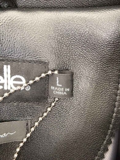 商品画像：レザージャケット・ブルゾン/L/レザー/BLK/325-37533 4