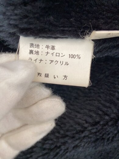 商品画像：レザージャケット・ブルゾン/3/牛革/BLK/背タグ汚れ有 5