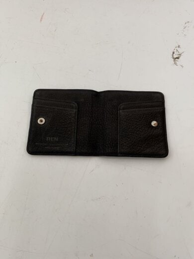 商品画像：2つ折り財布/レザー/BLK/メンズ 7