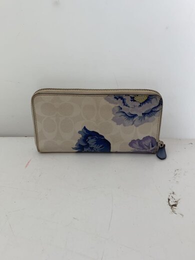 商品画像：長財布/PVC/WHT/花柄/レディース/6656 2