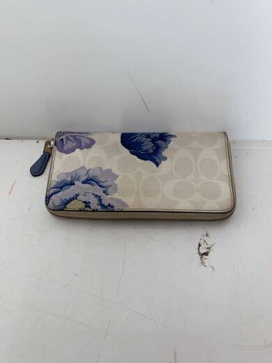 商品画像：長財布/PVC/WHT/花柄/レディース/6656 6