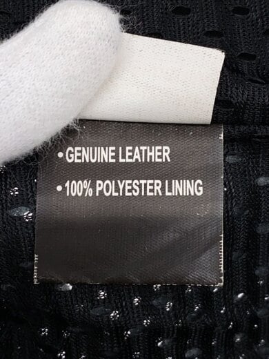 商品画像：シングルライダースジャケット/40/レザー/BLK/無地 5