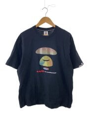 Tシャツ/L/コットン/BLK/無地/AAPTEM0412XXC