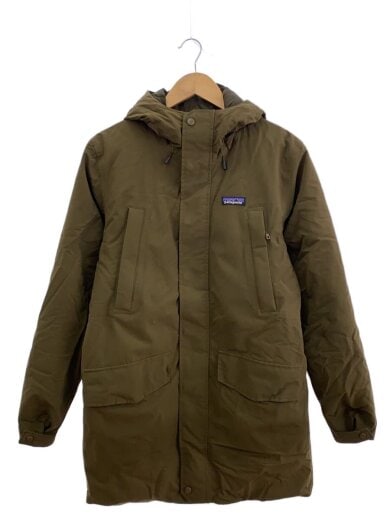 商品画像：気泡・ヨゴレあり/ダウンジャケット/S/ナイロン/KHK/無地/27895FA18// 1