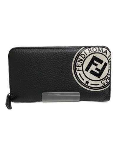 商品画像：長財布/レザー/BLK/無地/メンズ 1