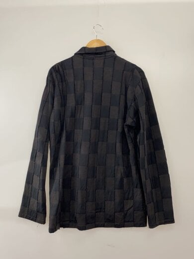 商品画像：再構築/アーム虫食い有/長袖シャツ/3/ウール/BLK/無地/MV-T37-148 2