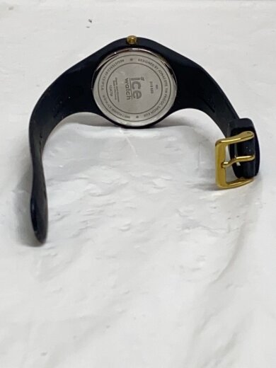 商品画像：クォーツ腕時計/アナログ/ラバー/BLK/BLK 4