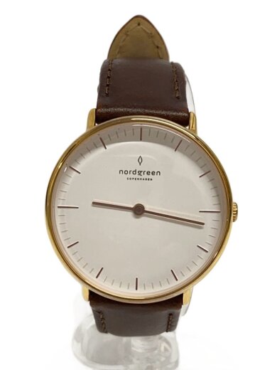 商品画像：クォーツ腕時計/アナログ/--/WHT/BRW 1