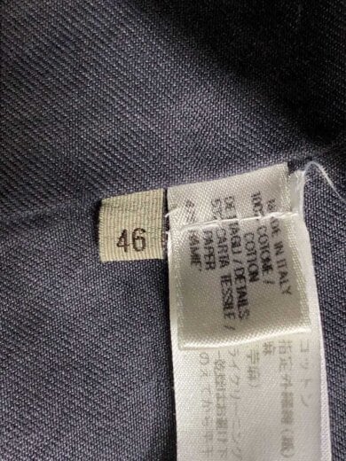 商品画像：テーラードジャケット/46/コットン/NVY/無地/238106 4