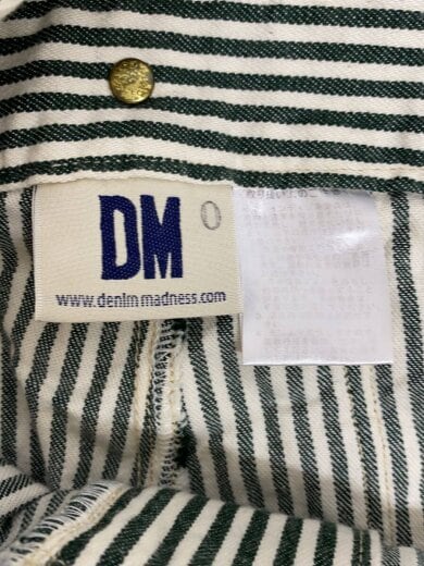商品画像：denim madness/オーバーオール/--/コットン/WHT/ストライプ 4