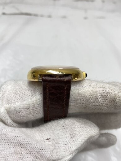 商品画像：手巻腕時計/アナログ/レザー/WHT/BRW 6