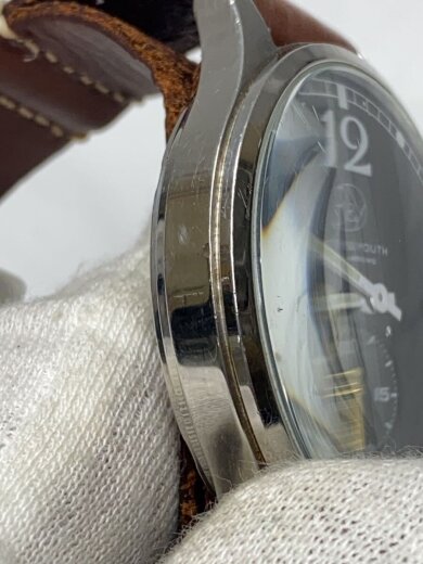 商品画像：クォーツ腕時計/アナログ/レザー/BLK/BRW/1045-S084709 8