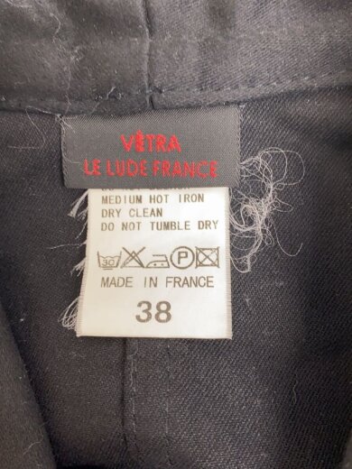 商品画像：カバーオール/38/コットン/BLK/無地 3