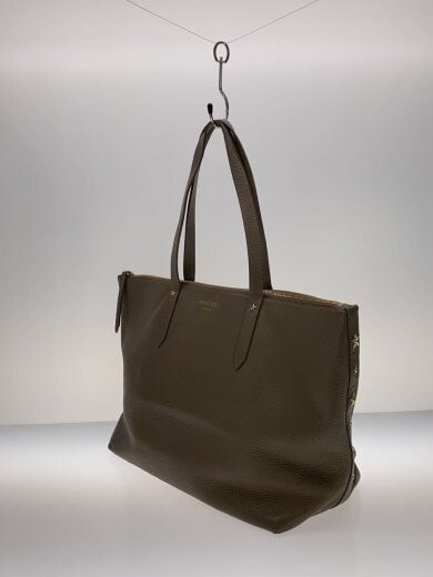 商品画像：トートバッグ/レザー/BEG/無地 2