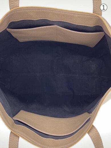 商品画像：トートバッグ/レザー/BEG/無地 6