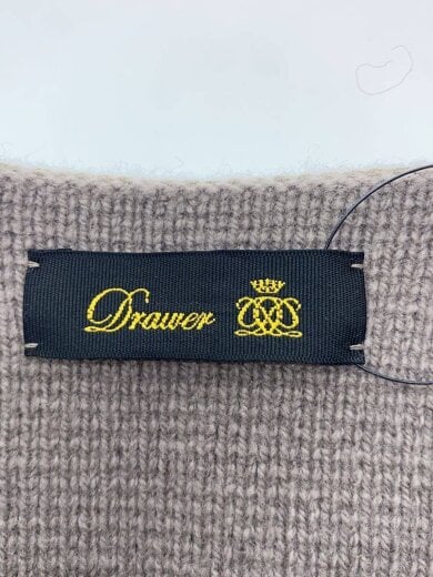 商品画像：Vネックジレベスト/ニット・セーター(厚手)/--/ウール/BRW/無地/6518-105-0497 3