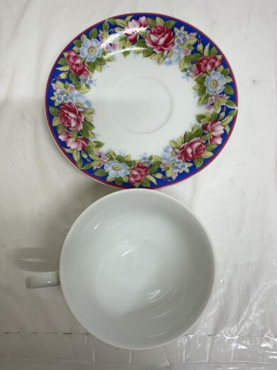 商品画像：カップ&ソーサー/5点セット/WHT 4