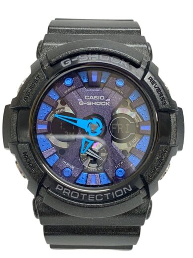 商品画像：クォーツ腕時計/アナログ/--/BLU/BLK/GA-200SH 1