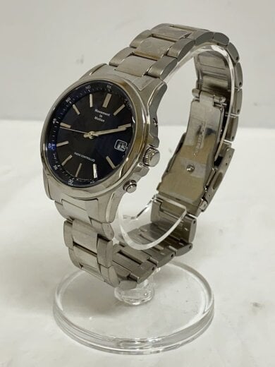 商品画像：ソーラー腕時計/アナログ/--/NVY/SLV/H415-S113377 2