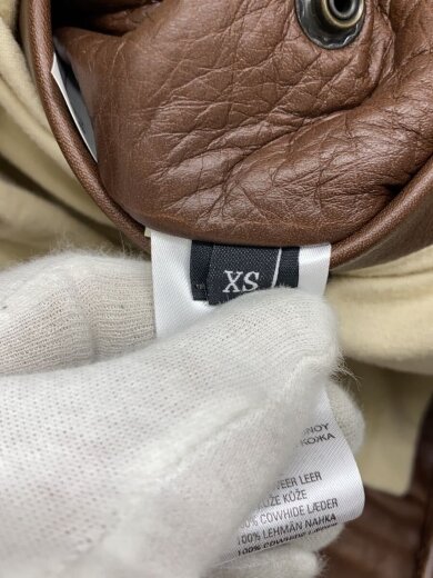 商品画像：レザージャケット・ブルゾン/XS/牛革/BRW/無地/L-RILEY// 4