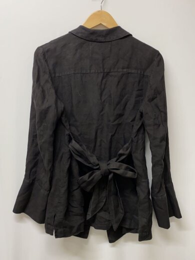 商品画像：ジャケット/XS/リネン/BRW/無地/11028 2