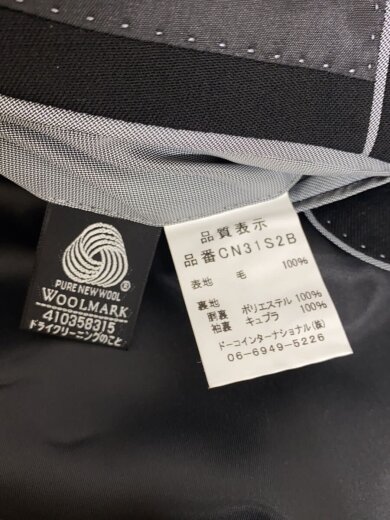 商品画像：A6サイズ/セットアップ/--/ウール/BLK/無地/cn31s2b 5