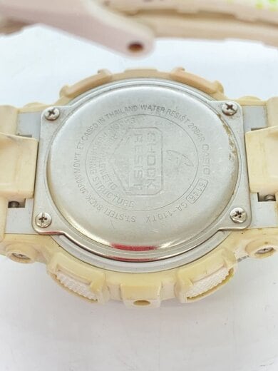 商品画像：クォーツ腕時計・G-SHOCK/デジアナ/ラバー/WHT/WHT 3