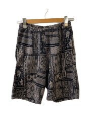 20SS/PatchworK Knit Short/ショートパンツ/S/コットン/GRY