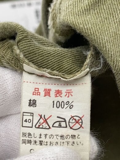 商品画像：OG-107/UTILITY SHIRT/長袖シャツ/L/コットン/GRN/C-OY 3512 4