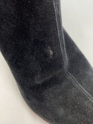 商品画像：ヒールキズ有/ショートブーツ/34.5/BLK/スウェード 6