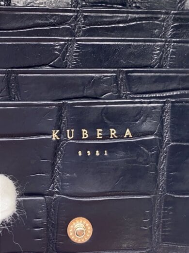 画像：KUBERA(kubera 9981)2つ折り財布/レザー/BLK/メンズ/511803