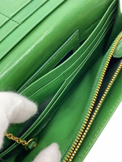 商品画像：長財布/レザー/GRN/レディース 6