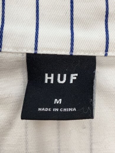 商品画像：半袖シャツ/M/コットン/WHT/ストライプ/KN00363 3