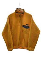 98s/シンチラスナップT/USA製/フリースジャケット/M/ポリエステル/YLW/25450