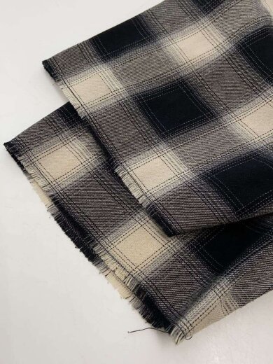 商品画像：半袖シャツ/M/ポリエステル/BLK/チェック/NN1658 6