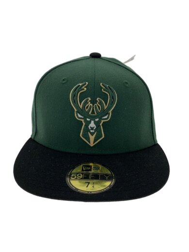商品画像：Milwaukee Bucks/キャップ/7 1/4/ポリエステル/GRN/メンズ 1