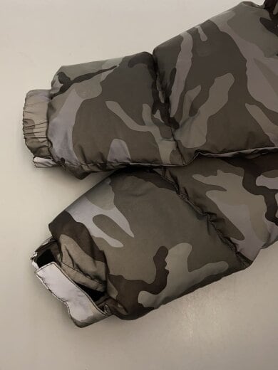 商品画像：全体的にスレ有/18AW/Reflective Camo Down Jacket/M/SLV/カモフラ 6