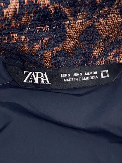 商品画像：ジャケット/S/ポリエステル/BRW/総柄/4391/300/401 3