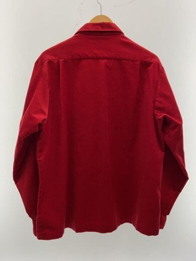 商品画像：70s/ループカラー/長袖シャツ/L/コットン/RED 2