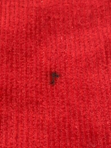 商品画像：70s/ループカラー/長袖シャツ/L/コットン/RED 5