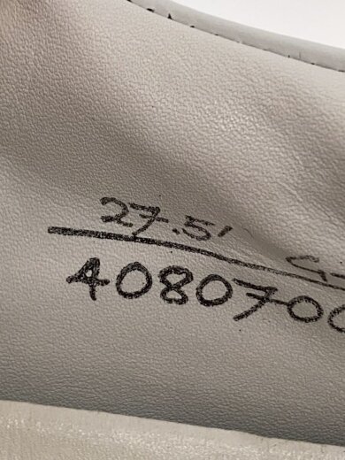 商品画像：ローカットスニーカー/27.5cm/WHT/402010003 5